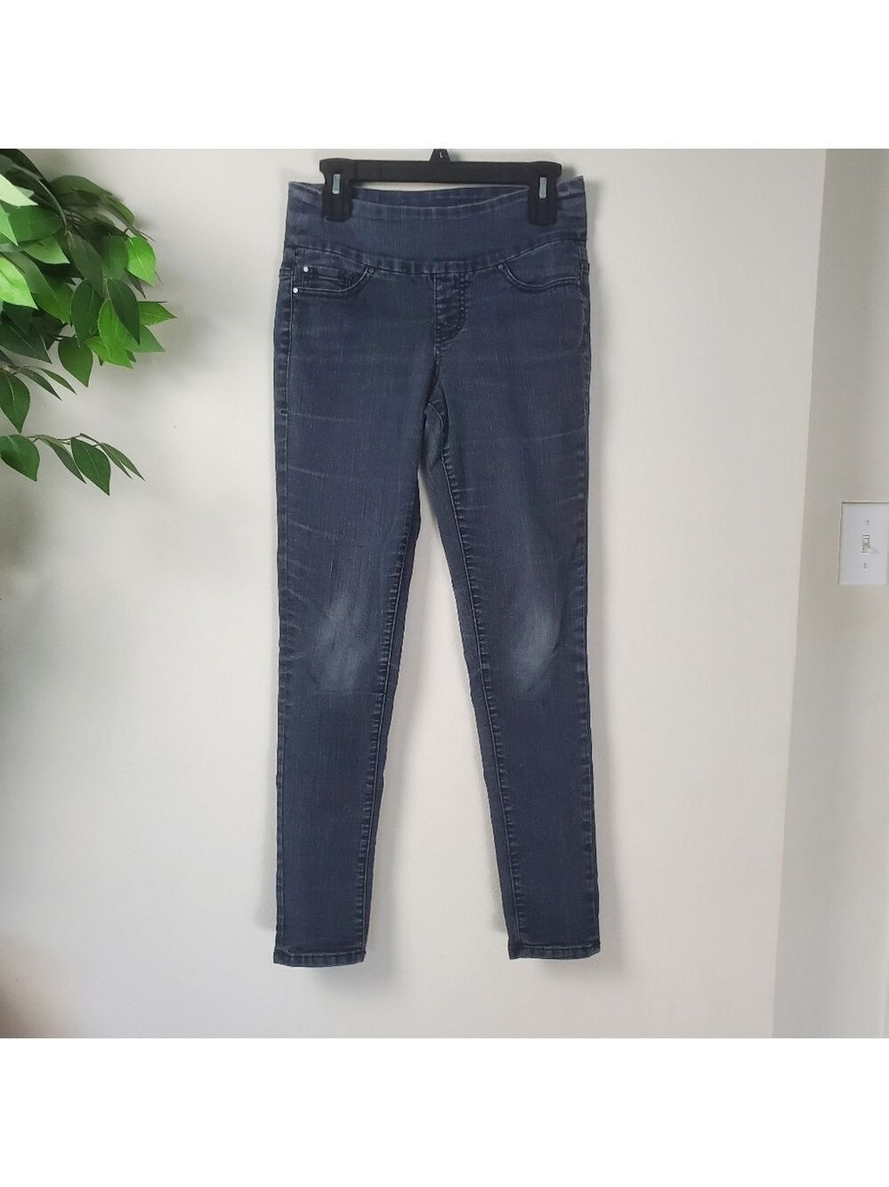 JAG Black Jeans Faded High Rise Skinny Stretch Women's Size 4